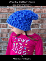 Chunky Cabled Waves Hat | Crochet Pattern
