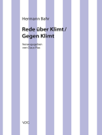 Hermann Bahr / Rede über Klimt / Gegen Klimt: Kritische Schriften in Einzelausgaben
