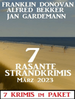 7 Rasante Strandkrimis März 2023: 7 Krimis im Paket