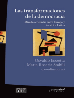 Las transformaciones de la democracia: miradas cruzadas entre Europa y América Latina