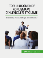 Topluluk önünde konuşma ve dinleyicileri etkileme