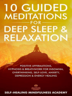 10 Guided Meditations For Deep Sleep & Relaxation: Positive Affirmations, Hypnosis & Breathwork For Insomnia, Overthinking, Self-Love, Anxiety, Depression & Energy Healing