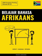 Belajar Bahasa Afrikaans - Cepat / Mudah / Efisien: 2000 Kosakata Penting