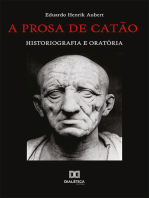 A prosa de Catão