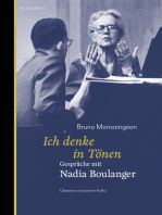 Ich denke in Tönen: Gespräche mit Nadia Boulanger