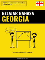 Belajar Bahasa Georgia - Pantas / Mudah / Cekap: 2000 Perbendaharaan Kata Utama