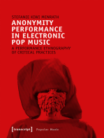 Anonymity Performance in Electronic Pop Music