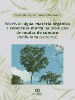 Níveis de água, matéria orgânica e cobertura morta na produção de mudas de cumaru (Amburana cearensis)