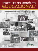 "Brechas no Monólito Educacional": Classes Decundárias Experimentais e Inovação do Ensino Secundário nos Anos de 1950 e 1960