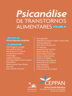 Psicanálise de transtornos alimentares: Volume III