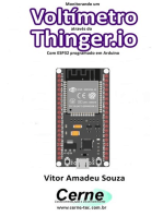 Monitorando Um Voltímetro Através Do Thinger.io Com Esp32 Programado Em Arduino