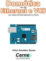 Domótica Com Rede Ethernet E Vc# Com Módulo W5100 Programado No Arduino