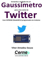 Enviando A Medição De Um Gaussímetro Para Uma Conta Do Twitter Com Esp8266 (nodemcu) Programado Em Arduino