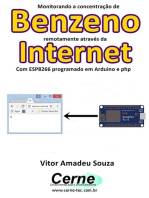 Monitorando A Concentração De Benzeno Remotamente Através Da Internet Com Esp8266 Programado Em Arduino E Php