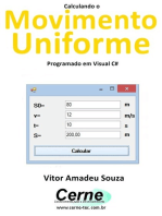 Calculando O Movimento Uniforme Programado Em Visual C#