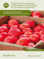 Almacenamiento, manipulación y conservaciones de los productos agrícolas. AGAU0208