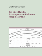 Ich höre Haydn.: Extempore zu Sinfonien Joseph Haydns