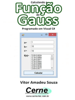 Calculando A Função De Gauss Programado Em Visual C#