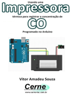 Usando Uma Impressora Térmica Para Registrar A Concentração De Co Programado No Arduino