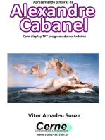Apresentando Pinturas De Alexandre Cabanel Com Display Tft Programado No Arduino