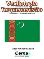 Vexilologia Para A Bandeira De Turquemenistão Com Display Tft Programado No Arduino