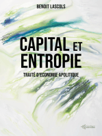 Capital et entropie: Traité d'économie apolitique