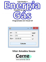 Calculando A Energia Cinética De Um Gás Programado Em Visual C#