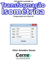 Calculando A Pressão Na Transformação Isométrica Programado Em Visual C#