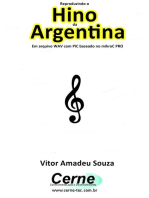 Reproduzindo O Hino De Argentina Em Arquivo Wav Com Pic Baseado No Mikroc Pro