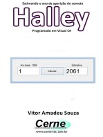 Estimando O Ano De Aparição Do Cometa Halley Programado Em Visual C#