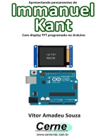 Apresentando Pensamentos De Immanuel Kant Com Display Tft Programado No Arduino