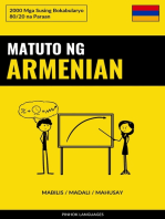 Matuto ng Armenian - Mabilis / Madali / Mahusay: 2000 Mga Susing Bokabularyo