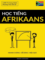 Học Tiếng Afrikaans - Nhanh Chóng / Dễ Dàng / Hiệu Quả: 2.000 Từ Vựng Chính