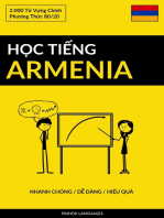 Học Tiếng Armenia - Nhanh Chóng / Dễ Dàng / Hiệu Quả: 2.000 Từ Vựng Chính