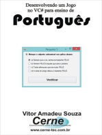 Desenvolvendo Um Jogo No Vc# Para Ensino De Português