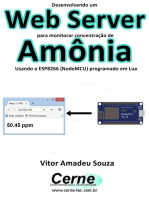 Desenvolvendo Um Web Server Para Monitorar Concentração De Amônia Usando O Esp8266 (nodemcu) Programado Em Lua