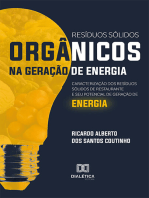 Resíduos sólidos orgânicos na geração de energia: caracterização dos resíduos sólidos de restaurante e seu potencial de geração de energia
