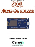 Conectando O Esp8266 Ao Bd Sql Na Web Para Medir Fluxo De Massa Programado Em Arduino