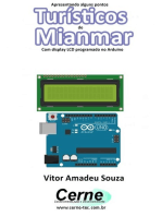 Apresentando Alguns Pontos Turísticos De Mianmar Com Display Lcd Programado No Arduino