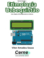 Apresentando A Etimologia Do Uzbequistão Com Display Lcd Programado No Arduino