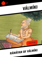 Rámáyan of Válmíki: Indian Epic Poem