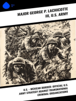 U.S. - Mexican Border: Official U.S. Army Strategy Against Transnational Criminal Organizations