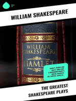 The Greatest Shakespeare Plays: Hamlet, Romeo and Juliet, King Lear, A Midsummer Night's Dream, Macbeth, The Tempest, Othello…