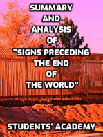 Summary and Analysis of "Signs Preceding the End of the World"