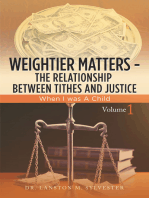 Weightier Matters--The Relationship Between Tithes and Justice