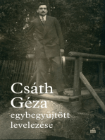 Csáth Géza egybegyűjtött levelezése