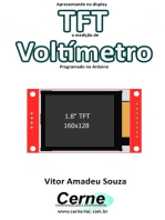 Apresentando No Display Tft A Medição De Voltímetro Programado No Arduino