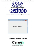 Desenvolvendo Um Datalogger Em Vc# E Armazenando No Arquivo Formato Csv Para Monitorar Concentração De Ozônio Usando O Esp8266 (nodemcu) Programado No Arduino