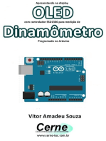 Apresentando No Display Oled Com Controlador Ssd1306 Para Medição De Dinamômetro Programado No Arduino