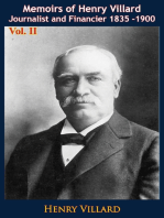 Memoirs of Henry Villard Journalist and Financier 1835 -1900 Vol. II